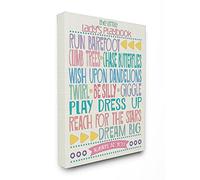 The Kids Room by Stupell The Little Lady's Playbook Typography Canvas Art, 16 x 20 by The Kids Room by Stupell