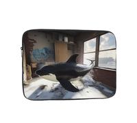 The Killer Whale in The Room - Housse de protection antichoc pour ordinateur portable de 13 pouces - fine, légère et portable