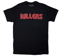 The Killers - T-Shirt Tour ´24 - Adulte (S) (Noir/Rouge)