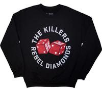 The Killers - "Tour '24 Rebel Diamonds" Sweatshirt pour homme/femme unie RO13092 (M) (Noir)