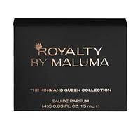 The King and Queen Collection by Royalty By Maluma for Unisex - 4 Pc Gift Set 0.05oz Onyx For Him EDP