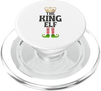 The King Elf - Funny Matching Family Group Christmas PopSockets PopGrip pour MagSafe