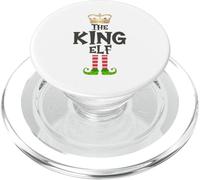 The King Elf - Funny Matching Family Group Christmas PopSockets PopGrip pour MagSafe