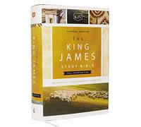 The King James Study Bible, Full-Color Edition, Cloth-bound Hardcover, Red Letter: KJV Holy Bible