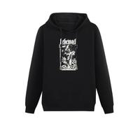 THE KING OF TOMATO Behemoth O Father Hoody Unisex Ptinted Hoodies Long Sleeve Men's Hooded with Pocket Black L