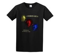 THE KING OF TOMATO Chris Rea Paintings Unisex 100% Cotton Short-Sleeve T-Shirts Black M