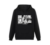 THE KING OF TOMATO Devils Rejects Horror Movie Poster Hoody Unisex Ptinted Hoodies Long Sleeve Men's Hooded with Pocket Black XL