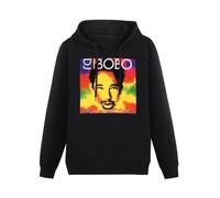 THE KING OF TOMATO DJ Bobo Planet Colors Hoody Unisex Ptinted Hoodies Long Sleeve Men's Hooded with Pocket Black S