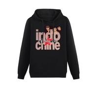 THE KING OF TOMATO Indochine Birthday Album 1981 1991 Pop Hoody Unisex Ptinted Hoodies Long Sleeve Men's Hooded with Pocket Black XL