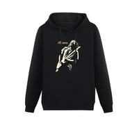 THE KING OF TOMATO John Frusciante Hoody Unisex Ptinted Hoodies Long Sleeve Men's Hooded with Pocket Black XXL