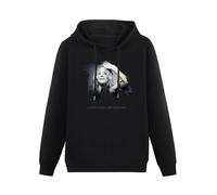 THE KING OF TOMATO Lacey Sturm Life Screams Hoody Unisex Ptinted Hoodies Long Sleeve Men's Hooded with Pocket Black XXL