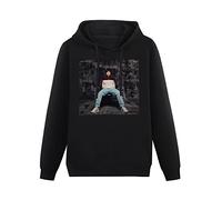 THE KING OF TOMATO Louis Tomlinson Walls Hoody Unisex Ptinted Hoodies Long Sleeve Men's Hooded with Pocket Black L
