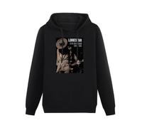 THE KING OF TOMATO Stevie Ray Vaughan and Double Trouble Live Alive Tour Dates Hoody Unisex Long Sleeve Hooded with Pocket Black XL