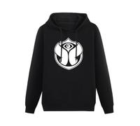THE KING OF TOMATO Tomorrowland EDM Dance Music We are One World Belgium Techno Hoody Unisex Long Sleeve Hooded with Pocket Black XXL