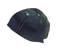 The Kingdom of Bubbles Bonnet pour homme et femme, bonnet tricoté à imprimé complet, doux et chaud, saisons, taille L, Pierres sur le mur, taille unique