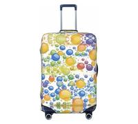 The Kingdom Of Bubbles Housse de protection anti-rayures pour bagages de 45,7 à 81,3 cm, noir, Medium