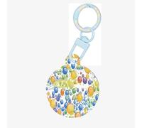 The Kingdom of Bubbles Médaille ronde en acrylique durable et élégante, parfaite pour les petits et grands animaux de compagnie