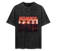 The Kinks Self Titled Mens T-Shirt Unisex Black Top Tee L