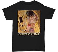 The Kiss by Gustav Klimt Manches Courtes(3X-Large)