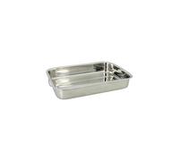 MENASTYL - Plat à four inox de qualité Harry 40x28 cm de forme rectangle avec poignées en acier inoxydable rabattables - 4615222