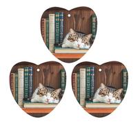 The Kitten Sleeps Lot de 3 désodorisants à suspendre pour voiture, maison, bureau, style blanc