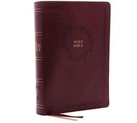 The Kjv, Open Bible, Leathersoft, Burgundy, Red Letter Edition, Comfort Print