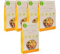 The Konjac Shop - Riz Konjac Shirataki 270g - Sans Gluten - Faible en calories et en glucides - Idéales pour Céto, Végétaliens, LowCarb (Paquet de 5)