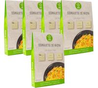 The Konjac Shop - Spaghetti Konjac à l'Avoine 270g - Sans Gluten - Faibles en Calories et Glucides - Idéales pour Céto, Végétaliens, LowCarb (paquet 5)