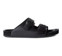 The Kooples Leather Sandal With Metal Buckles Black Taille: 41 | Sandales Outlet | Homme | Le Noir