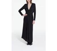 The Kooples Long Dress With Long Sleeves And Neckline Black Taille: 36 | Robes longues Outlet | Femme | Le Noir