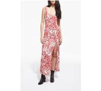 The Kooples Long Dress With Square Neckline Red / White Taille: 34 | Robes longues Outlet | Femme | Rouge