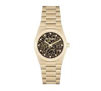 The Kooples - Montre Leopard - Quartz Mouvement de Montre - Largeur du boîtier: 36 mm - Acier Inoxydable - Gold - Black - 5 ATM