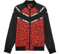 The Kooples Orange Pop Leo Print Technical Jacket Taille: 38 | Blousons d'aviateurs Outlet | Femme | Orange