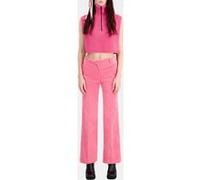 The Kooples Pants En Velours Cote Old Pink Taille: 36 | Pantalons droits Outlet | Femme | Rose