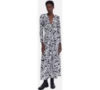 The Kooples Robe Longue En Romantic Garden Black White Taille: 36 | Robes longues Outlet | Femme | Le Noir