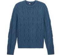 The Kooples Round Neck Sweater With Cable Pattern Blue Petrol Taille: S | Vestes sans manches Outlet | Homme | Bleu