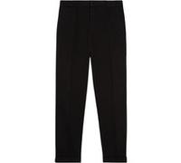 The Kooples Straight Cotton Trousers With Semi-elastic Belt Black Taille: 44 | Pantalons tailleur Outlet | Homme | Le Noir