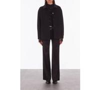 The Kooples Stud And Fringe Double Face Jacket Black Taille: 36 | Vestes Outlet | Femme | Le Noir