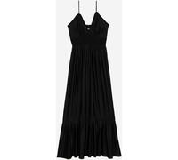 The Kooples The Kooples Black V-Neck Sheered Waist Cami Maxi Dress Black EU 36 (UK 8)