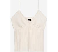 The Kooples The Kooples Natural V-Neck Pleated Cami Vest Top