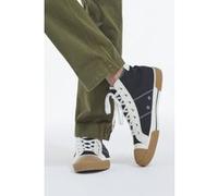 The Kooples Unisex Canvas Riding Basket With Leather Trim Black Taille: 37 | Chaussures à Lacets Outlet | Unisex | Le Noir