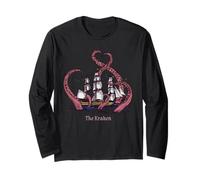 The Kraken versekt Navire Pieuvre Calmar Tentacule Cadeau Manche Longue