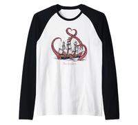The Kraken versekt Navire Pieuvre Calmar Tentacule Cadeau Manche Raglan