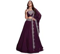 The kurti bazaar Chemisier personnalisé cousu Lehenga Choli pour événement de fête - Designer indien pakistanais Ghaghra Choli, Choix 4., ( 6 US Small ( Chest-38 Waist-34 Hips 40 )