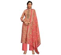 The kurti bazaar Tenue de réception indienne Shalwar Kameez Costumes pakistanais cousus Palazzo Pantalon Robe, Choix 4., 42