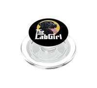 The Lab Girl Chien Labrador Retriever Noir PopSockets PopGrip pour MagSafe