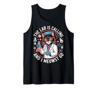 The Lab is Calling and I Meowst Go Science Cat Nerd ||- Débardeur