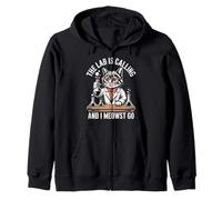 The Lab is Calling and I Meowst Go Science Cat Nerd |||- Sweat à Capuche