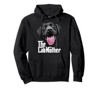 The Lab Mother Labrador Retriever Maman Chien Maman Noir Sweat à Capuche
