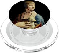 The Lady with an Ermine par Leonardo da Vinci Classic Art PopSockets PopGrip pour MagSafe